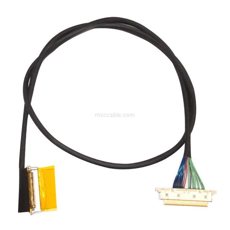 Assemblée ISO13485 de fil des AS 50204-040 MCC LVDS pour le moniteur médical d'affichage à cristaux liquides