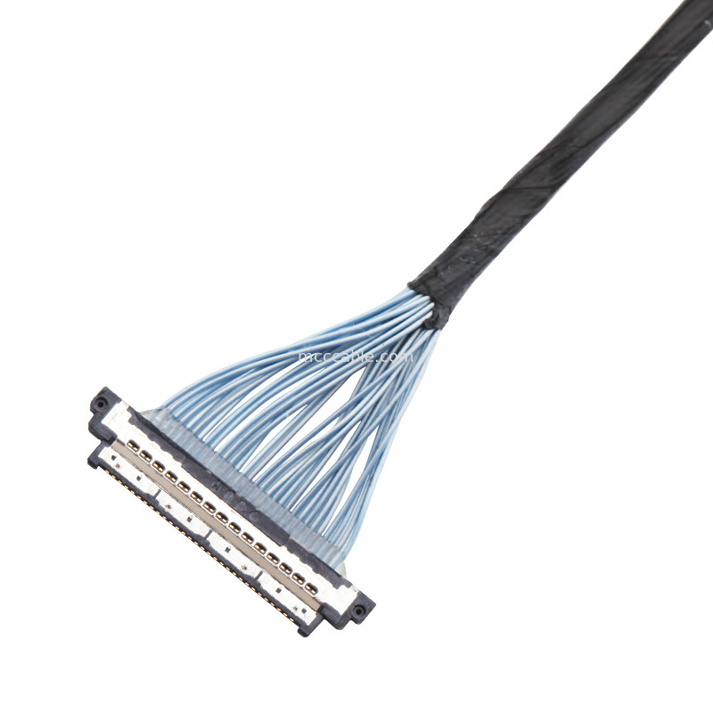 20453-230T-03 à Kel SSL20-30S Micro câble coaxial 30P Lvds Edp Assemblage de câble