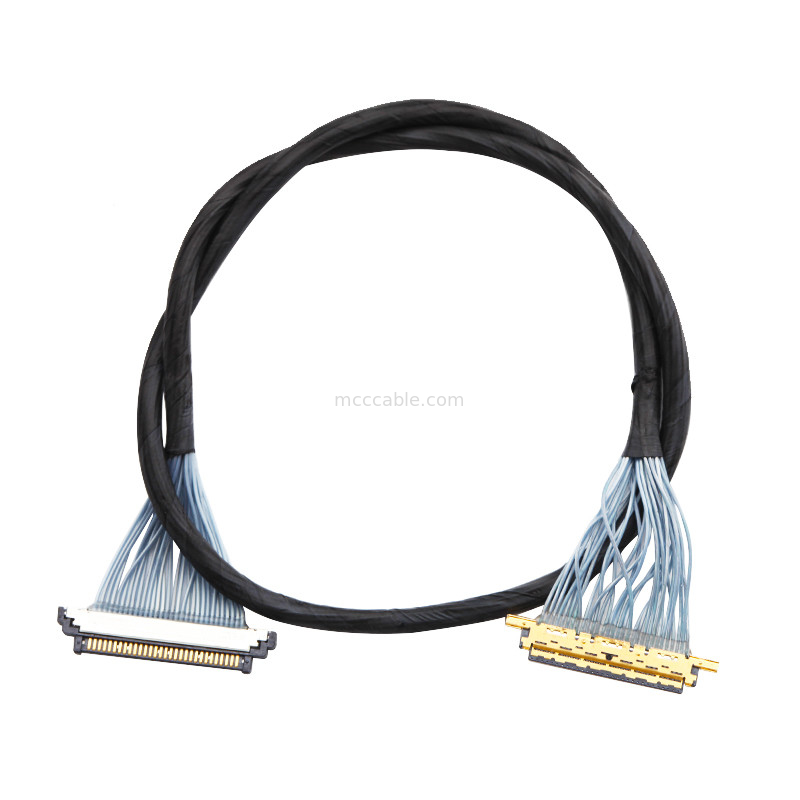 20453-230T-03 à Kel SSL20-30S Micro câble coaxial 30P Lvds Edp Assemblage de câble