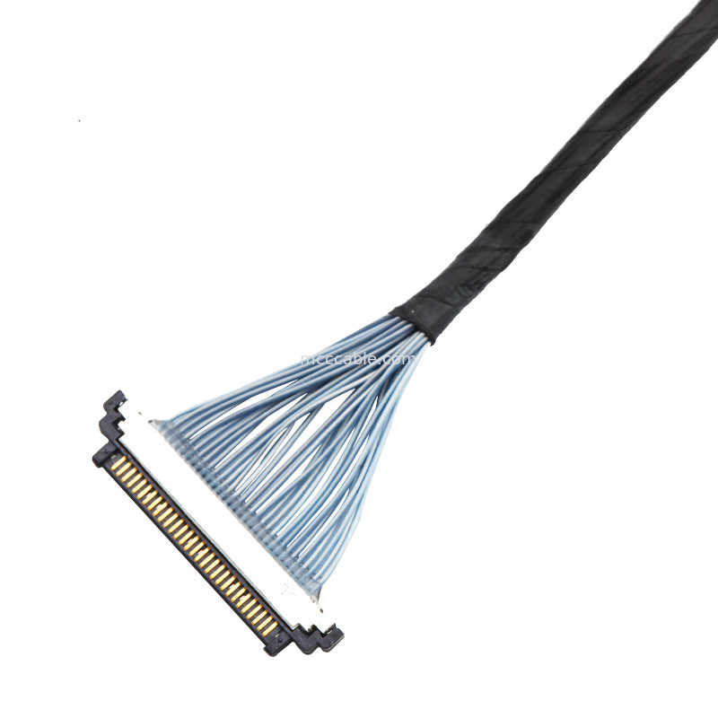 20453-230T-03 à Kel SSL20-30S Micro câble coaxial 30P Lvds Edp Assemblage de câble