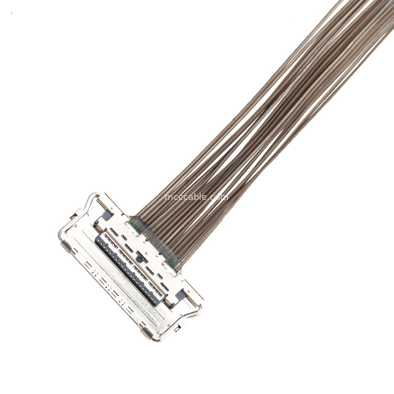 connecteur coaxial micro d'affichage de lvds d' 20679-20p de câble d'informatique du lancement LVDS de 0.4mm