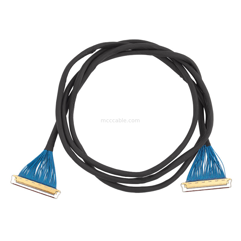 Connecteur micro d'affichage de lvds du câble équipé d'informatique de Coaixal Lvds I  20633-260t-01s