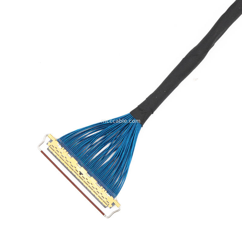 Connecteur micro d'affichage de lvds du câble équipé d'informatique de Coaixal Lvds I  20633-260t-01s