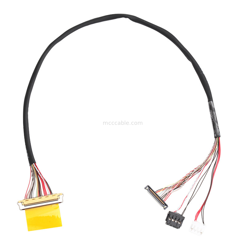 Jst Phr-4  20453-240t-03 aux lvds 20380-R30t-06 arment le câble équipé