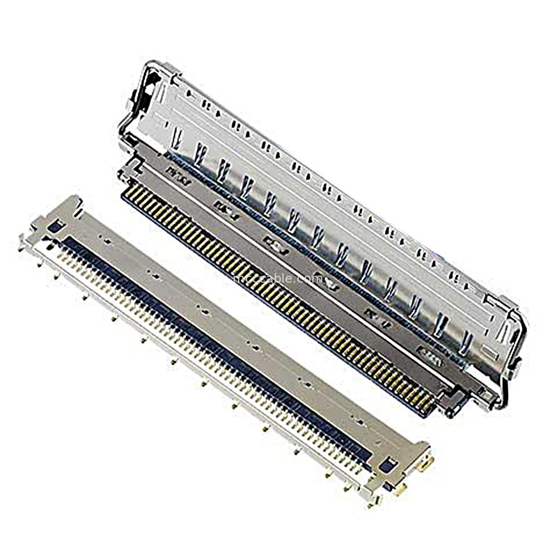 20680 20788 20789 20790 0,4 mm d'écart type d'accouplement horizontale connecteur micro-coaxial Mellanox