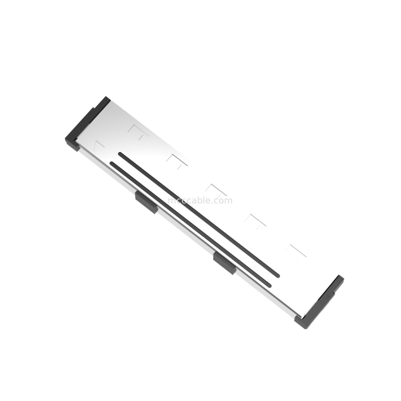 50P Lvds Micro câble coaxial 20437-050T-01 0,5 mm de largeur, connecteur micro-coaxial de type d'accouplement vertical