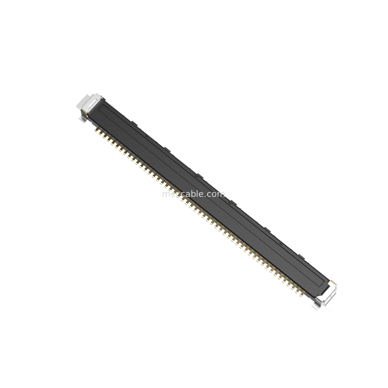 50P Lvds Micro câble coaxial 20437-050T-01 0,5 mm de largeur, connecteur micro-coaxial de type d'accouplement vertical