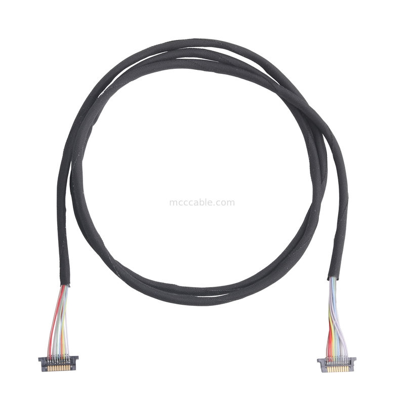 Cable connecteur coaxial de Lvds pour le Pin du lancement 10 du moniteur DW-5 20598-010T-02 0.5mm d'affichage à cristaux liquides