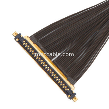 40P UL11130 46AWG Assemblage de câble micro coaxiale 20531-040t-02 IDC Forming OEM/ODM