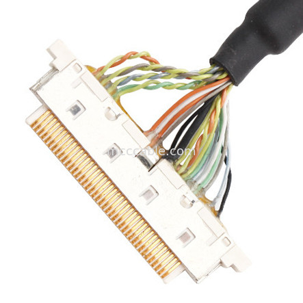 AS de lancement de 0.5mm 50204-040 1 1-002 au câble équipé de JST SHDR-40V-S-B LVDS