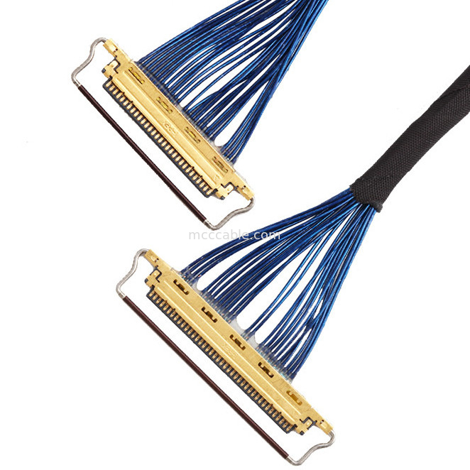 Lancement 20453-330t-13 d' 0.5mm de câble d'informatique de 44AWG SGC LVDS à 20453-340t-13