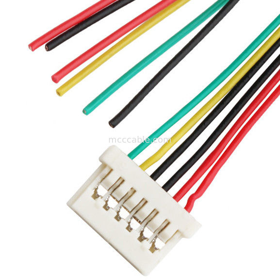 Câble équipé des HEURES DF14 Lvds de lancement de 6DS 1.25mm sertissant par replis le connecteur d'affichage de 6 lvds de Pin