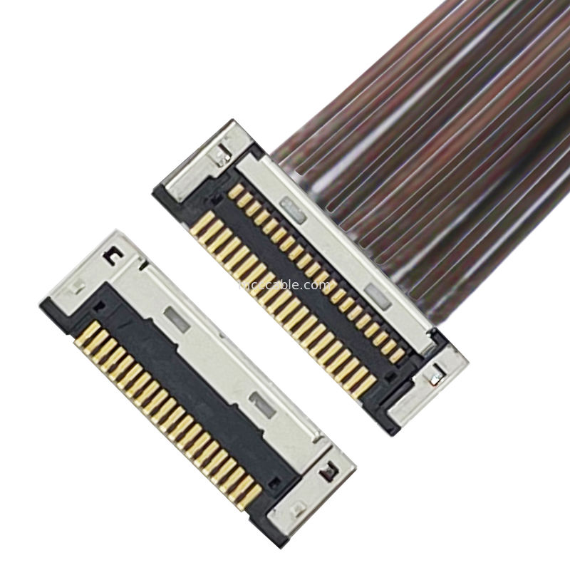 DF49-20P-SHL  Assemblage de câble coaxiale micro DF49-20P 0.4SD Harnais coaxiaux extrêmement fins