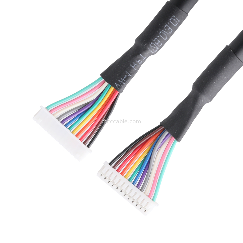 MX1.25-12P Assemblage de câbles Lvds HSGWP/N 1025-H-12P-N-HF UL20276 28AWG*12C OD 5,5 mm
