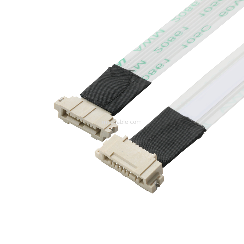 ROHS FFP/FPC 6Pin Blanc IS100-L08T-C46-C à HS100-L08N-N62 Noir avec une hauteur de coupe de 1,0 mm