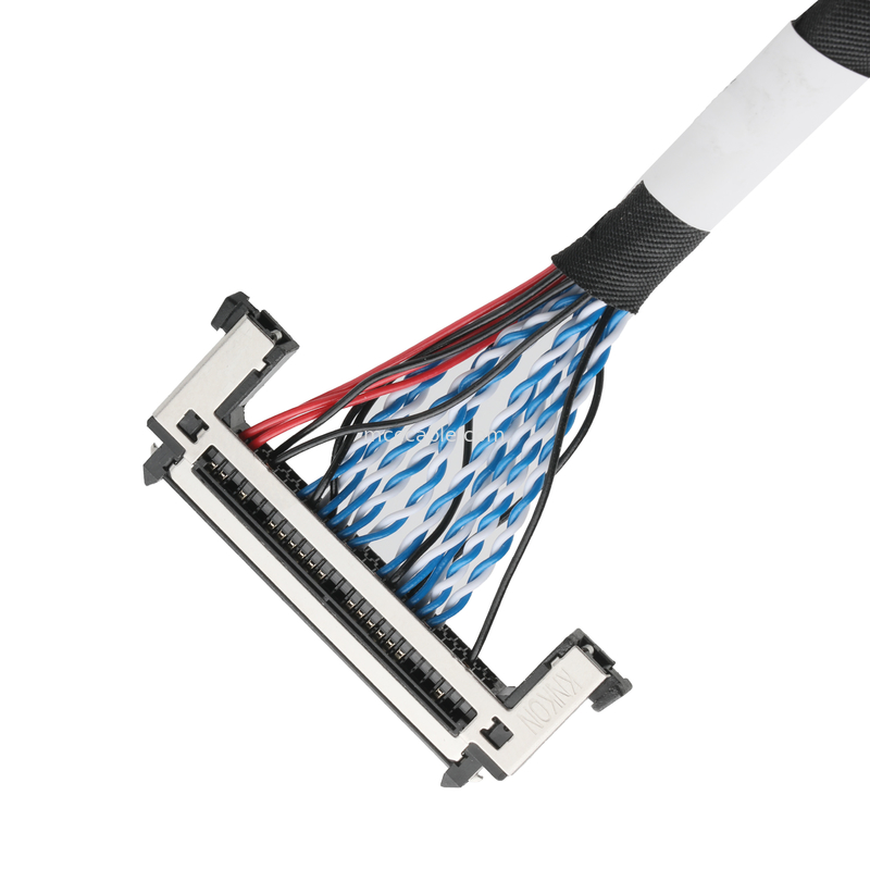 L'assemblage du câble LVDS JAE FI-RE51HL 51Pin à DP2.0 30Pin ou EGN UL 1571 28AWG CABLE OEM/ODM
