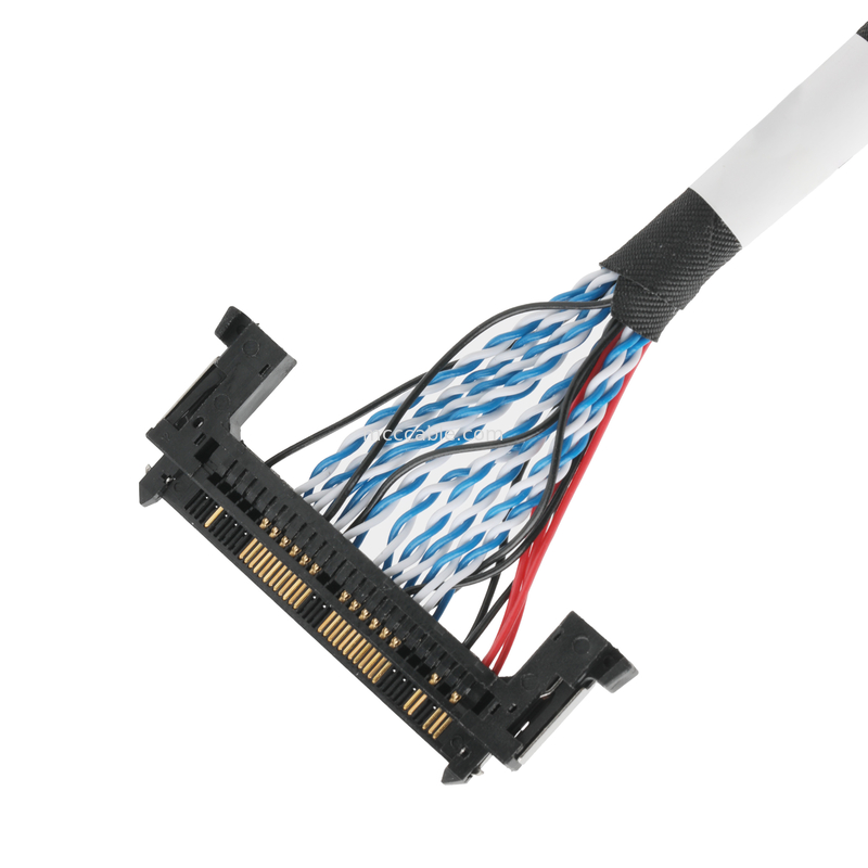 L'assemblage du câble LVDS JAE FI-RE51HL 51Pin à DP2.0 30Pin ou EGN UL 1571 28AWG CABLE OEM/ODM