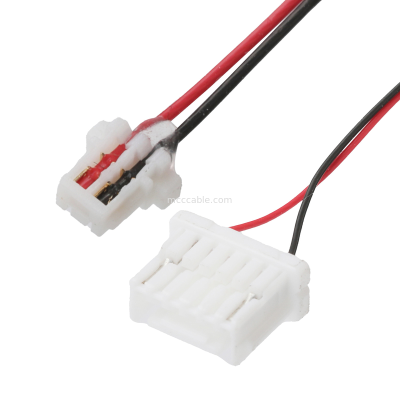 JST câble harnais 0,8 mm d'envergure 2P contact face vers le haut à NSHR-6P 1,0 mm boucle réceptacle déconnectable Crimp