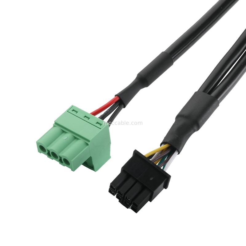 Connecteurs de câbles industriels personnalisés DB-15P féminin à HSG 43025-0800 hauteur 3,0 mm et 691352710003 hauteur 5,8 mm