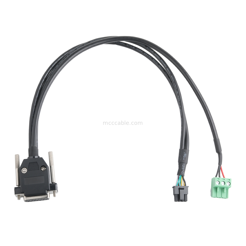 Connecteurs de câbles industriels personnalisés DB-15P féminin à HSG 43025-0800 hauteur 3,0 mm et 691352710003 hauteur 5,8 mm