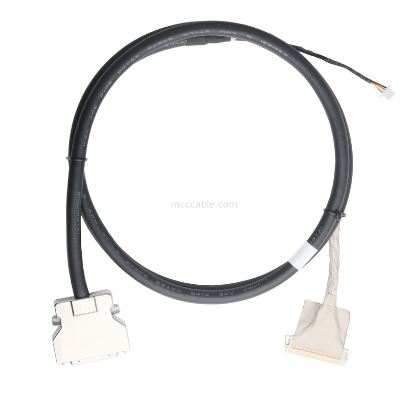 SCSI MDR HPCN40M Connecteur mâle au harnais de câblage personnalisé FI-X30HL et HSG 51146-5P
