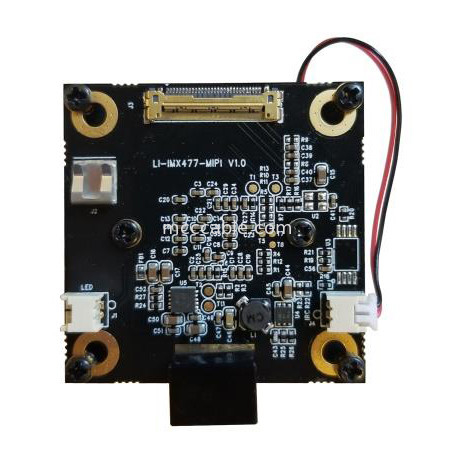Micro coax LI-JXAV-MIPI-ADPT-4CAM carte de caméra et connecteur de caméra de conception FAW-1233-02 câble OEM/ODM