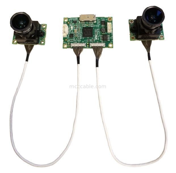Micro Coax LI-JXAV-MIPI-ADPT-6CAM à LI-IMX290-MIPI-M12 FAW-1233-03 câble Nvidia Caméra Board et Design Caméra Connecto