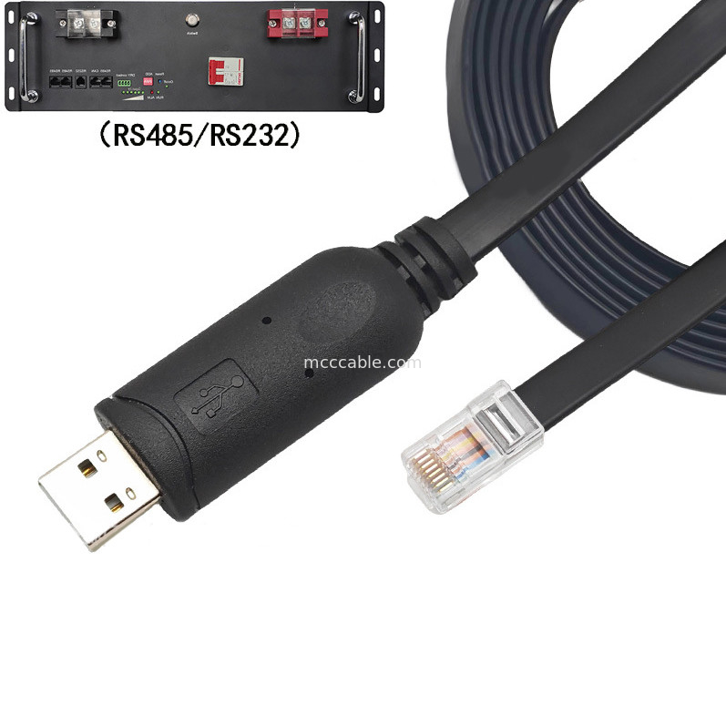 USB-A à RS485 RJ45 câble série 8P8C Compatible avec RS485 ligne de configuration de communication de débogage