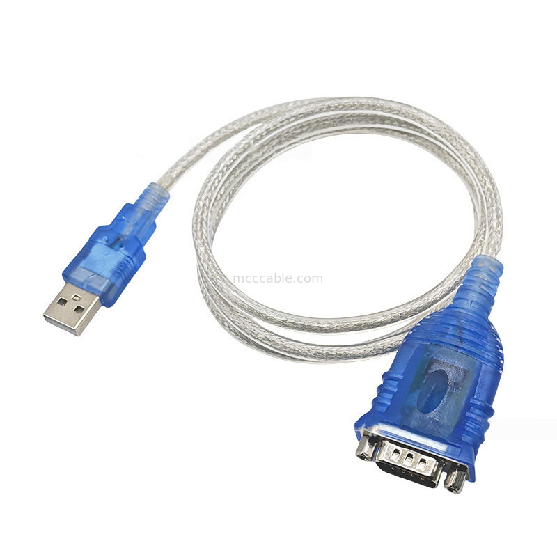 PL2303GT USB à câble série USB-A à connecteur DB-9P Interface, protocole série RS232-340, prend en charge la longueur du câble personnalisé