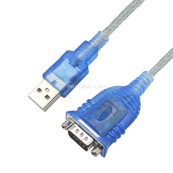 PL2303GT USB à câble série USB-A à connecteur DB-9P Interface, protocole série RS232-340, prend en charge la longueur du câble personnalisé
