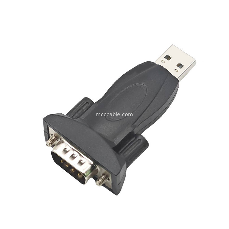 Connecteurs industriels câble série USB RS232 DB-9Pin mâle câble série USB supporte PL2303\CH340 adaptateur de protocole