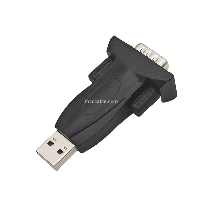 Connecteurs industriels câble série USB RS232 DB-9Pin mâle câble série USB supporte PL2303\CH340 adaptateur de protocole