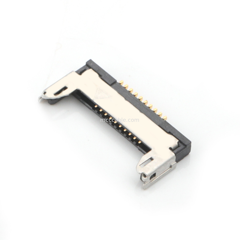 20345-010T-32R 20347-310T-12R 0,5 mm d'envergure, connecteur micro-coaxial de type d'accouplement horizontal