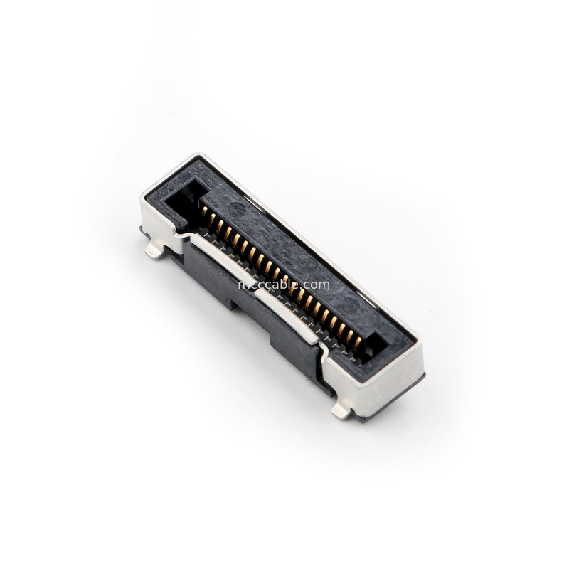 Honda LVC-D20SFYG Connecteur de type SMT à inclinaison de 0,5 mm côté PC pour câbles coaxials super-minces simples / plats