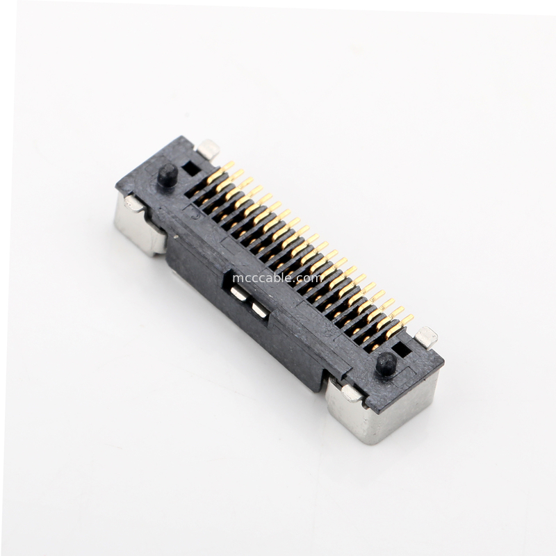 Honda LVC-D20SFYG Connecteur de type SMT à inclinaison de 0,5 mm côté PC pour câbles coaxials super-minces simples / plats