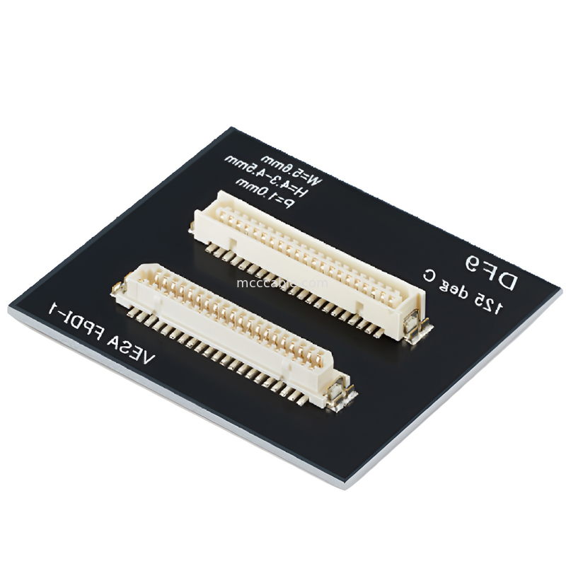 DF9 41P Harnais de fil médical de qualité industrielle  DF9 41 Pin Display Cable féminin à pression à chaud Flat Connect