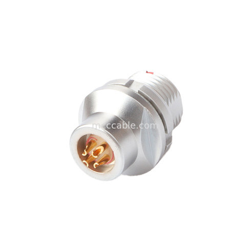 Connecteur circulaire industriel de la série B Z13 4Pin Connecteur féminin Socket scellé à vide fixe externe