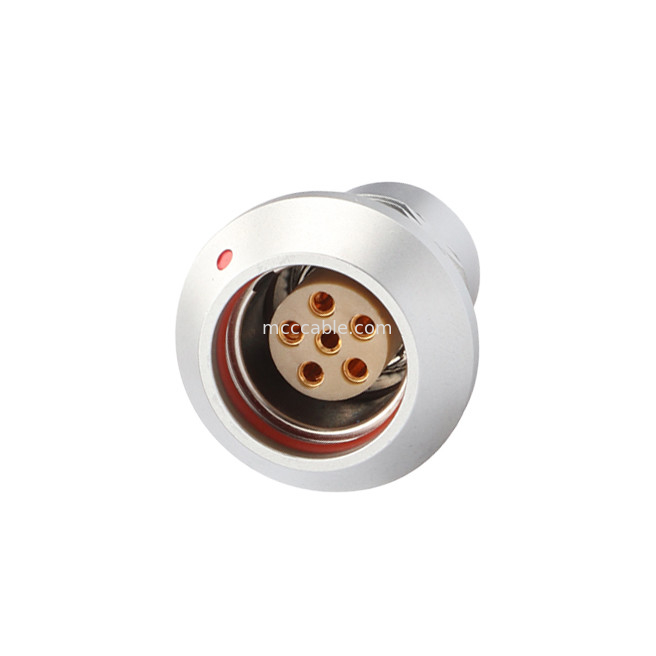 Connecteur à verrouillage automatique poussé-tiré Connecteurs circulaires Série B Z8 6Pin Femme