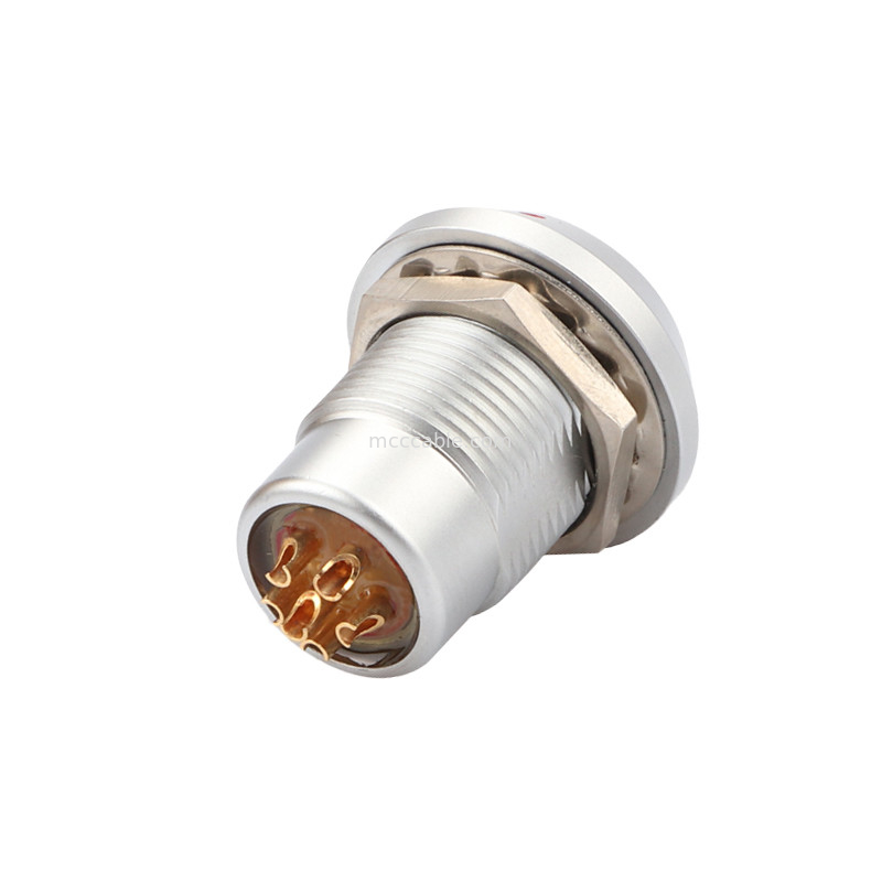 Connecteur à verrouillage automatique poussé-tiré Connecteurs circulaires Série B Z8 6Pin Femme