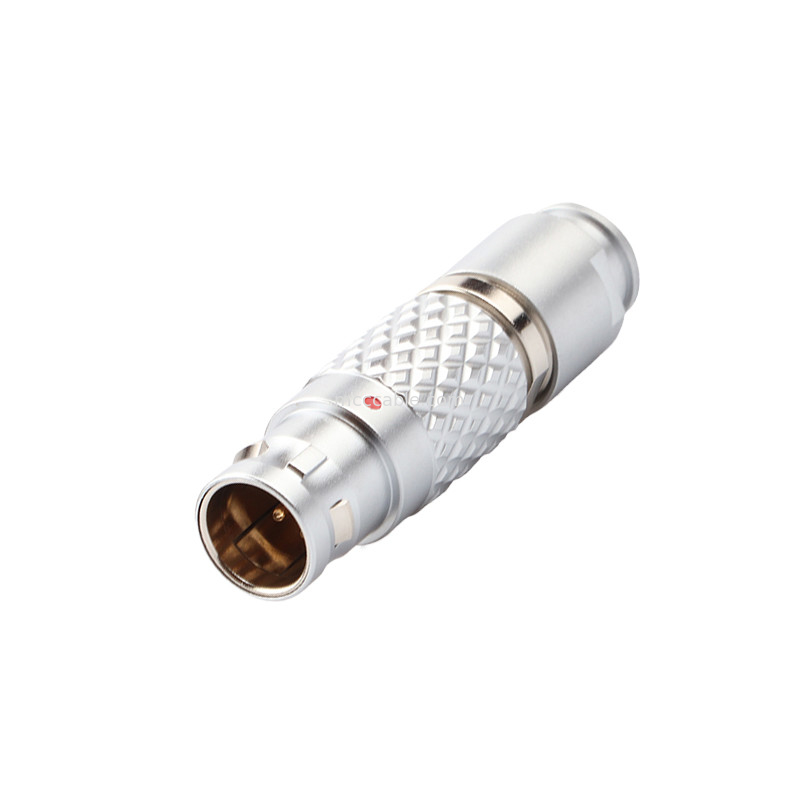 Connecteur à verrouillage automatique poussé-tiré de la série LEB FGG.1B 7Pin mâle connecteur circulaire industriel