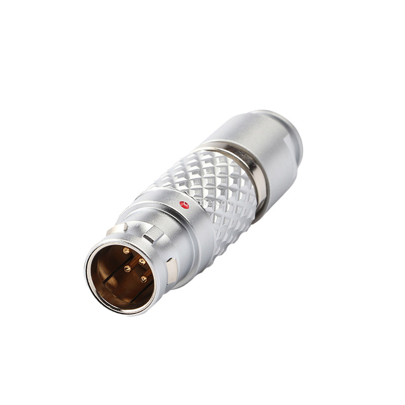 Connecteur à verrouillage automatique poussé-tiré de la série LEB FGG.1B 7Pin mâle connecteur circulaire industriel