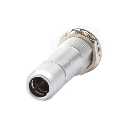 Connecteur circulaire industriel imperméable à l'eau de la série B Z10 6P femelle à l'intérieur Universal double écrousse câble de pinceau pour fixer le câble