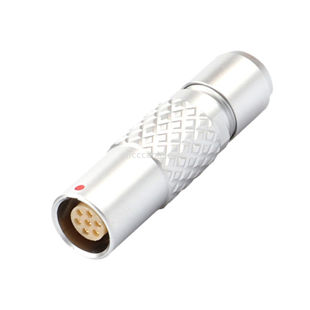Connecteur circulaire imperméable à l'eau de la série Z4 B à 7 broches prise flottante système d'auto-verrouillage de sécurité