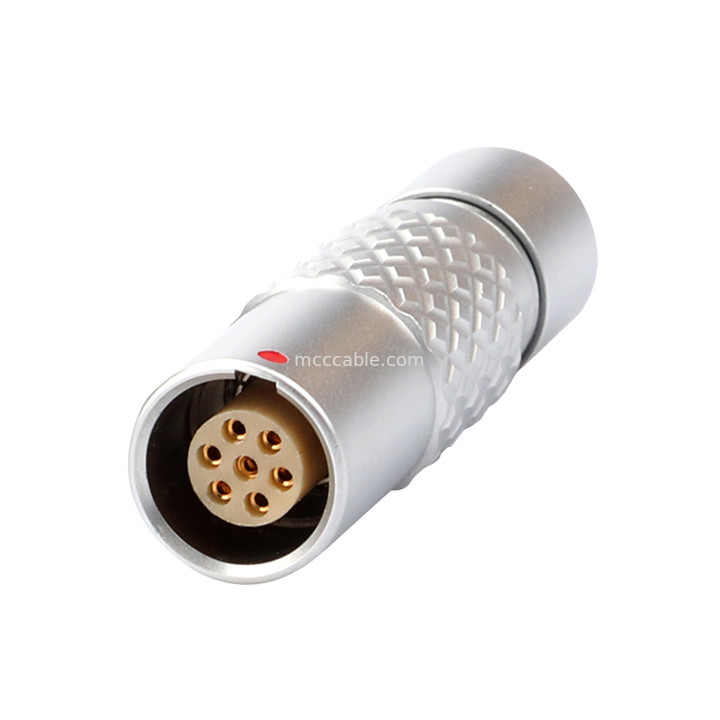 Connecteur circulaire imperméable à l'eau de la série Z4 B à 7 broches prise flottante système d'auto-verrouillage de sécurité