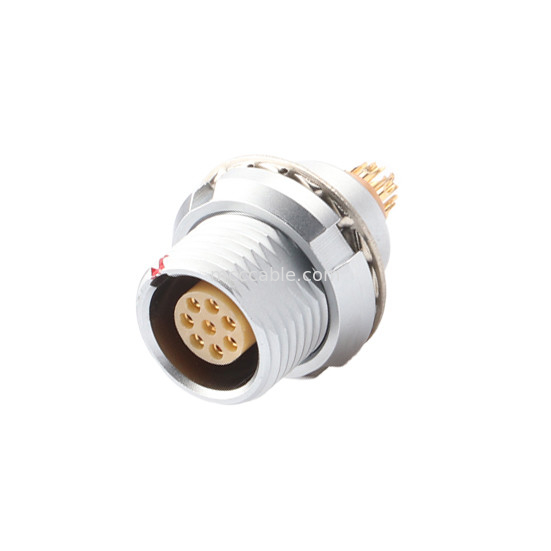 Série ronde étanche à l'eau auto-verrouillable Z3 8Pin Pour fixation externe du connecteur de châssis