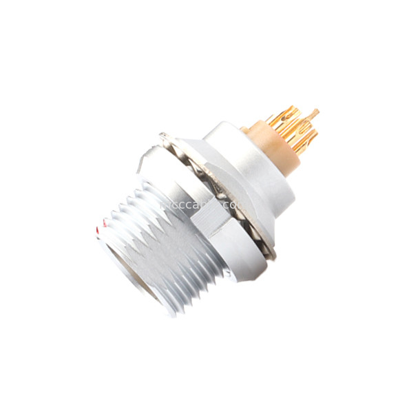 Série ronde étanche à l'eau auto-verrouillable Z3 8Pin Pour fixation externe du connecteur de châssis