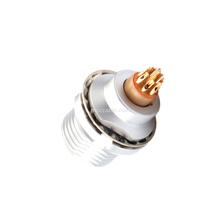 Série ronde étanche à l'eau auto-verrouillable Z3 8Pin Pour fixation externe du connecteur de châssis