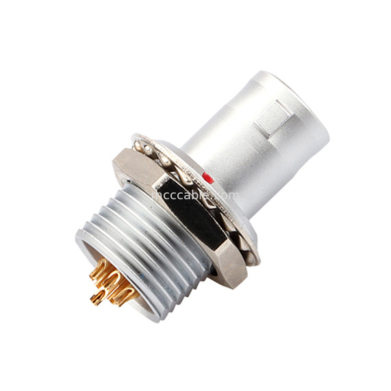 T2 8Pin panneau de connecteur circulaire à verrouillage automatique en poussant-tirez