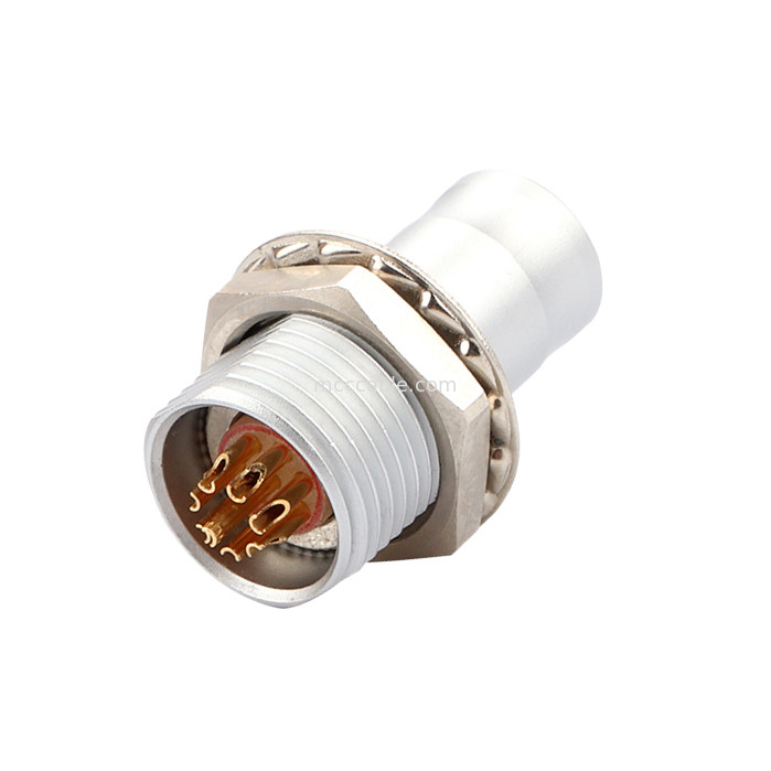 T2 8Pin panneau de connecteur circulaire à verrouillage automatique en poussant-tirez