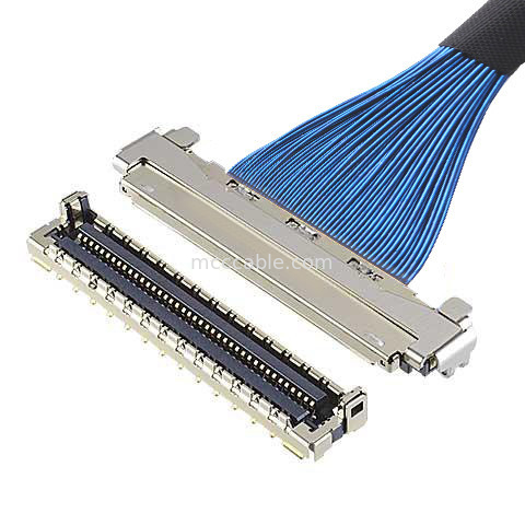 Cable coaxiale micro 60P 20878-060t-01 Pièces de prise du réceptacle